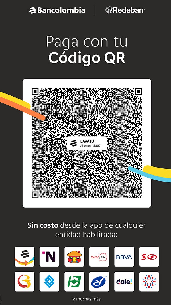 Código QR Lavandería Lavatú